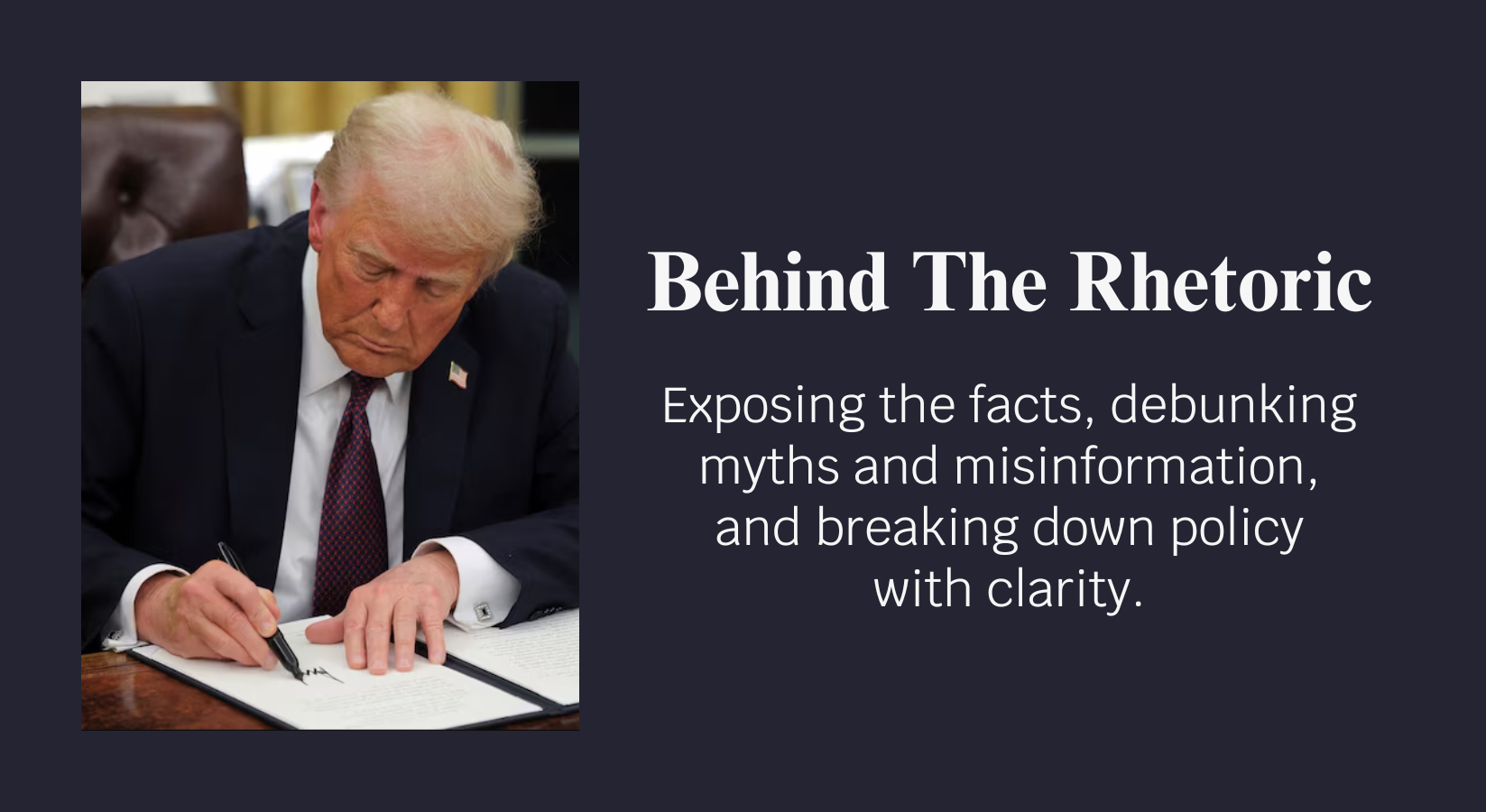 Behind the Rhetoric